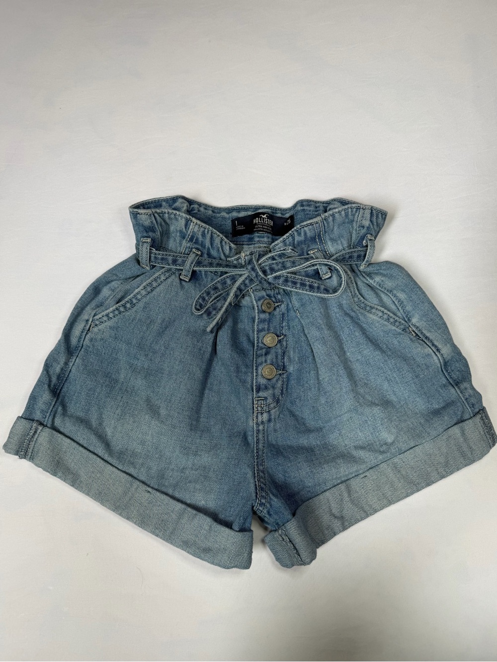 Hollister ultra high rise jean shorts